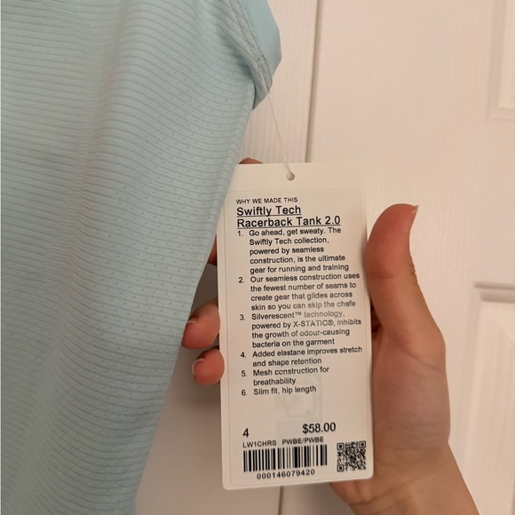 Brand New Lululemon Swiftly Tech RB Tank 2.0 *Race Size 4 - Picture 2 of 3